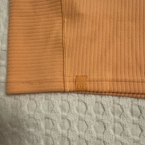 Lululemon Athletica Orange Ribbed Crop Tank - Picture 3 of 5